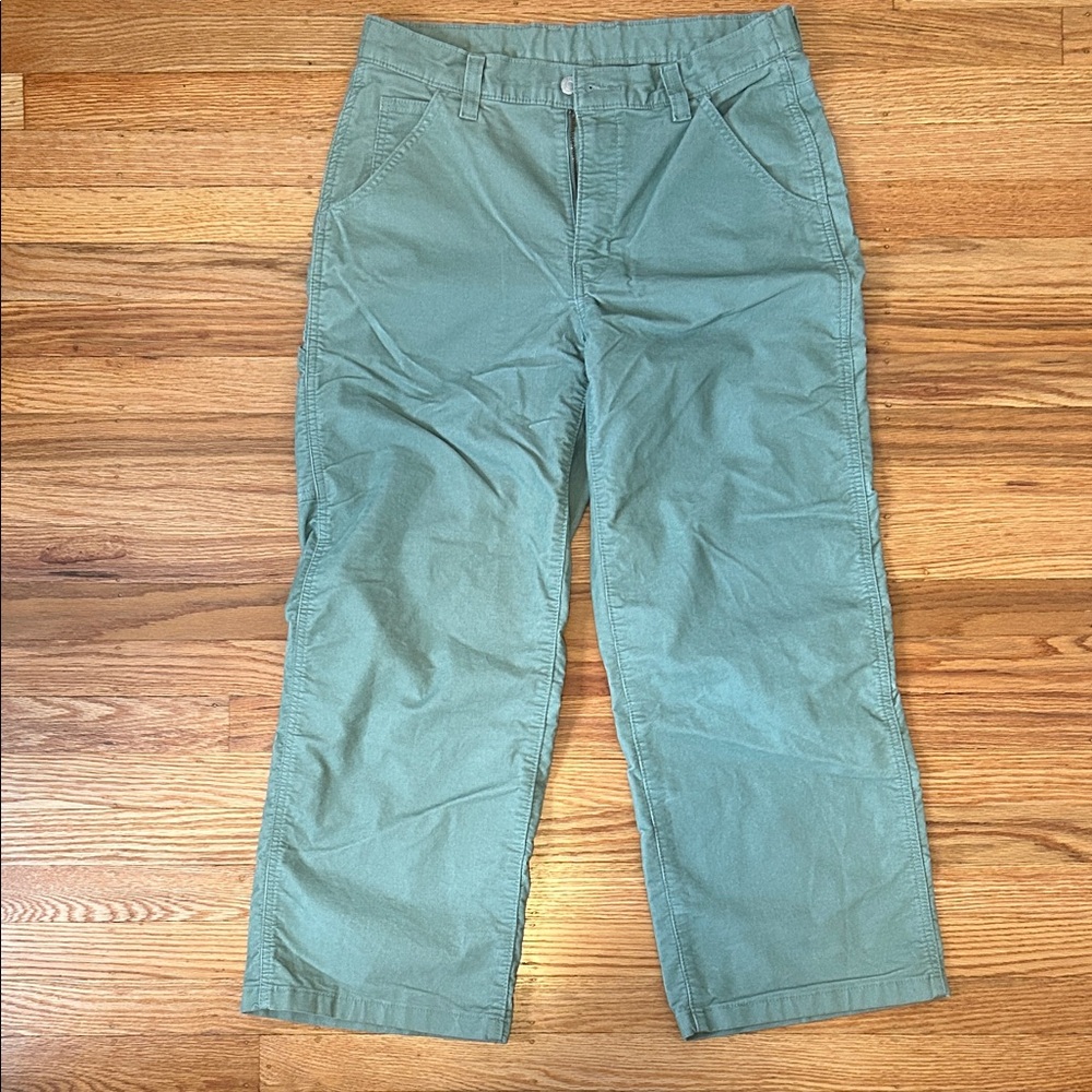Women’s Green Corduroy Pants